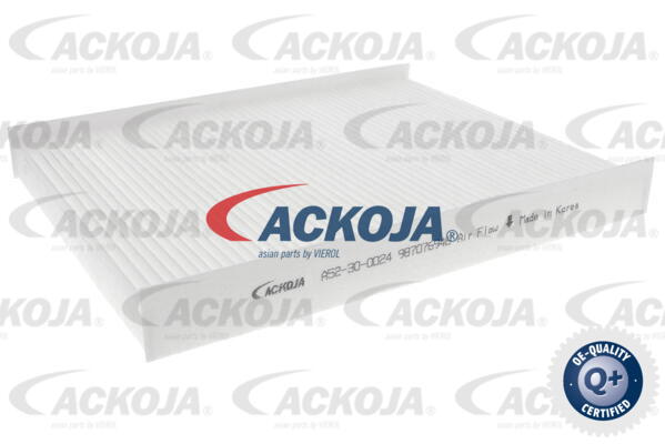 ACKOJA Kabineluftfilter a52300024 for HYUNDAI