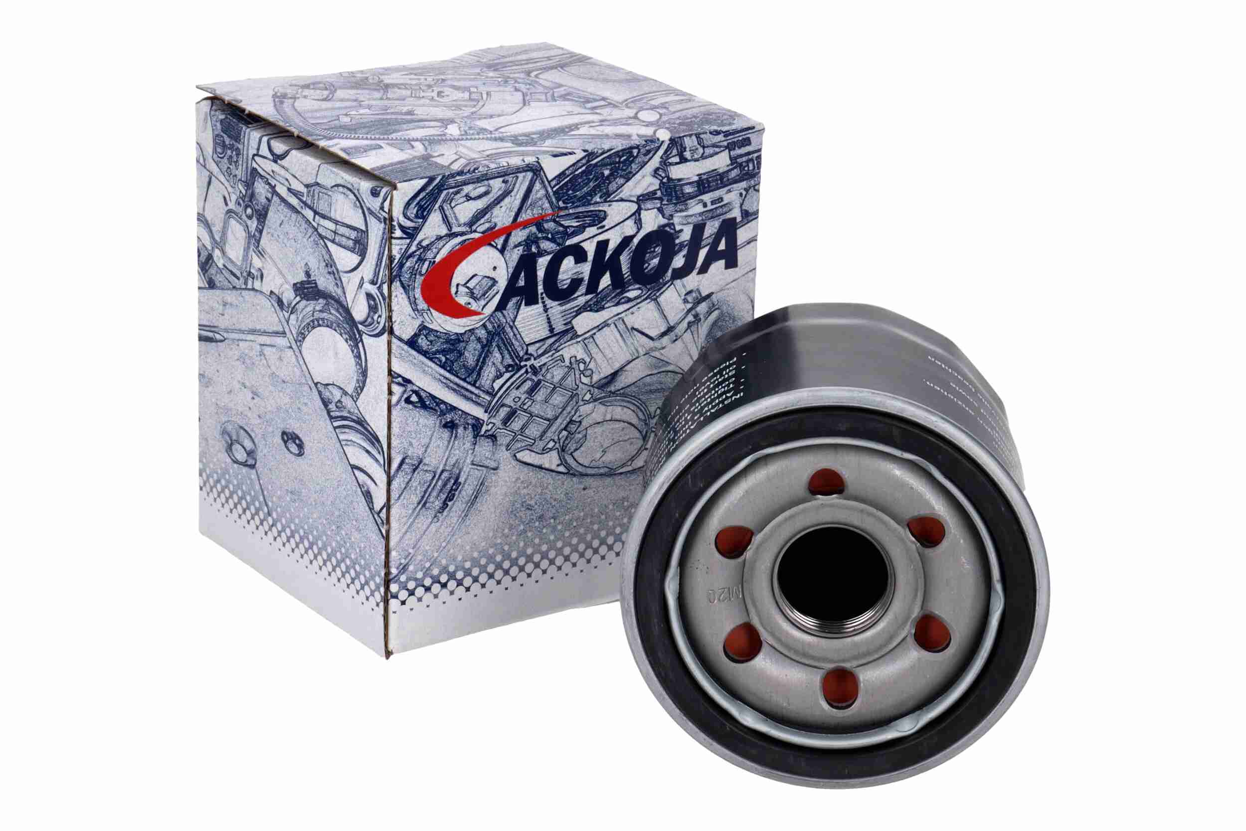 ACKOJA Oliefilter A32-0157 Påskruet 65mm M 20 X 1.5 for MAZDA