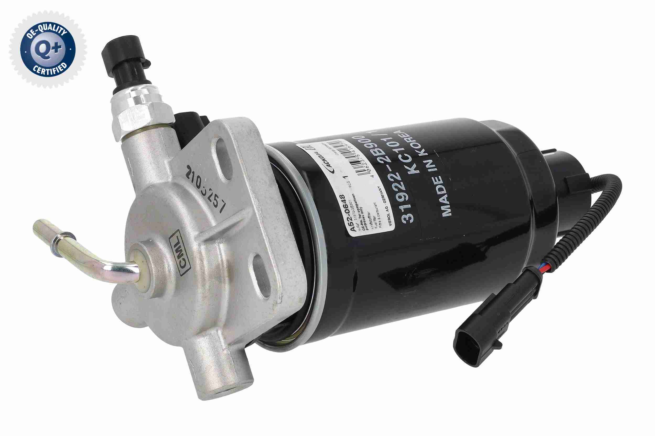 ACKOJA Brændstof-filter A52-0648 Påskruet filter for HYUNDAI