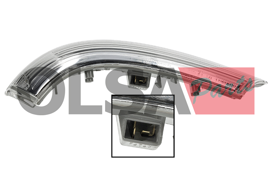 AIC Blinklygte 72183 Sidespejl højre side for SEAT