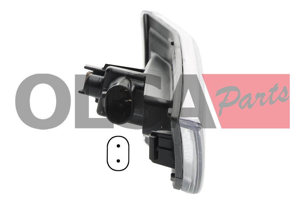 AIC Blinklygte 75022 LED Sideinstallation for PORSCHE