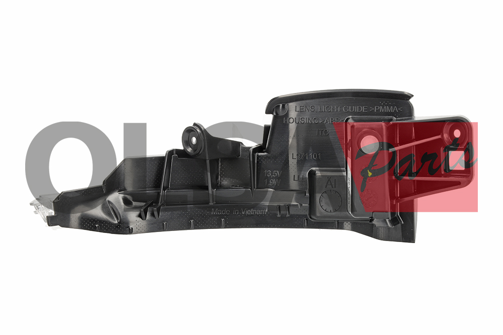 AIC Ekstrablinklygte 75431 Sidespejl venstre side for PORSCHE