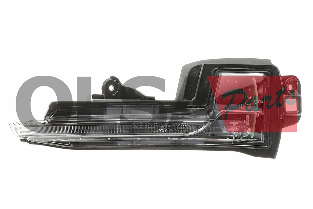 AIC Blinklygte 75433 Sidespejl højre side for PORSCHE