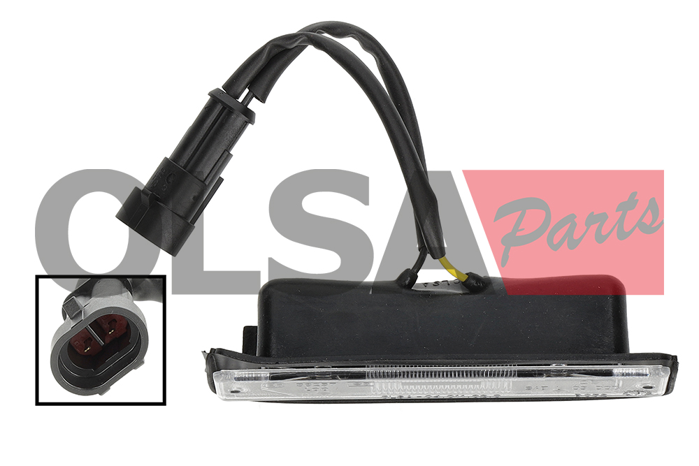 AIC Nummerpladelys 75043 bag for PEUGEOT FIAT