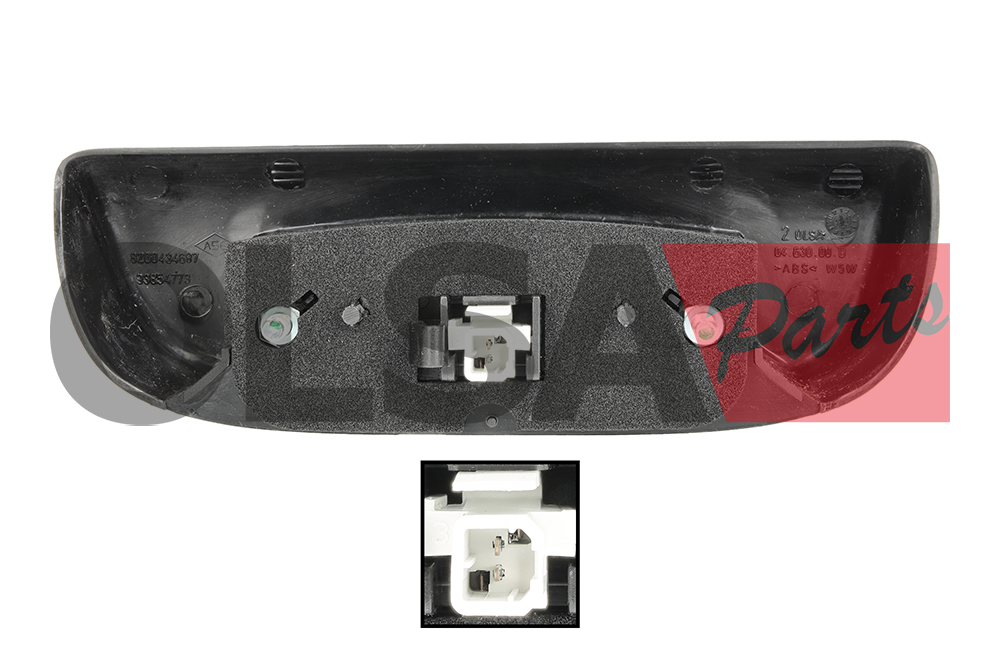 AIC Nummerpladelys 75044 bag for OPEL RENAULT FIAT NISSAN