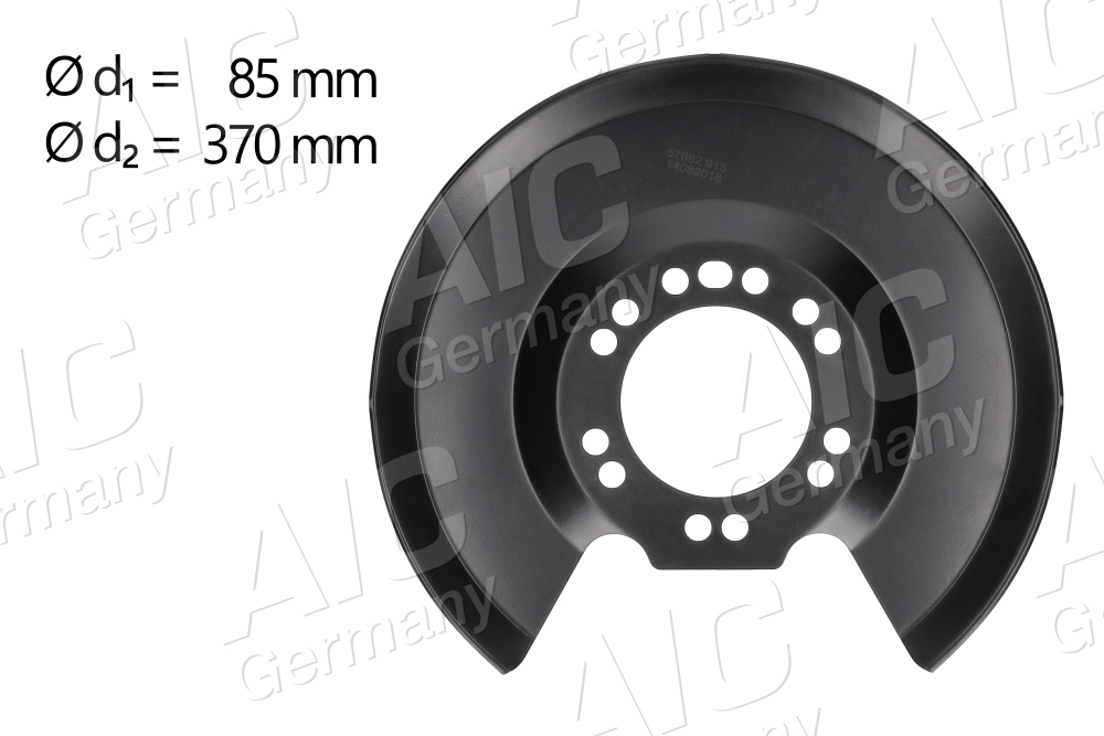 AIC Stænkskærm, bremseskive 57682 Bagaksel højre for FORD JAGUAR