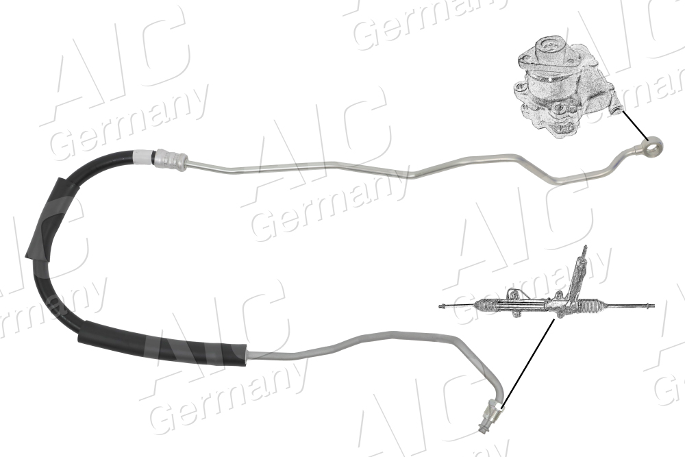 AIC Hydraulikslange, styretøj 54947 fra hydraulikpumpe til tandstang for VW