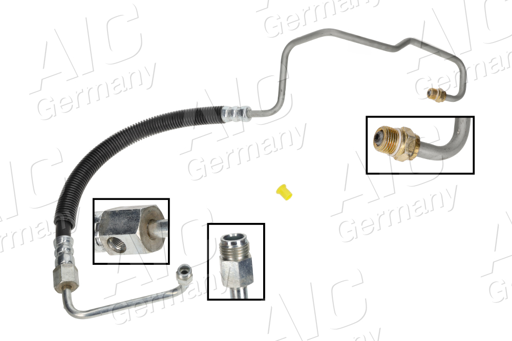 AIC Hydraulikslange, styretøj 57163 fra hydraulikpumpe til tandstang for FORD