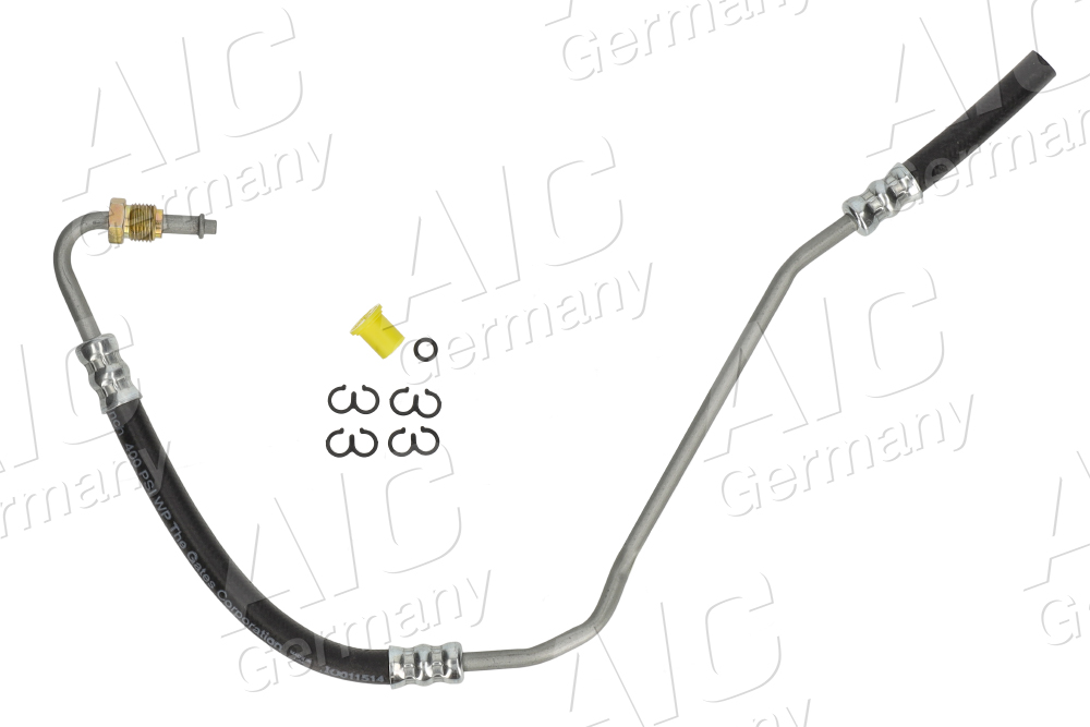 AIC Hydraulikslange, styretøj 57193 fra tandstang efter ekspansionsbeholder for SKODA VAG