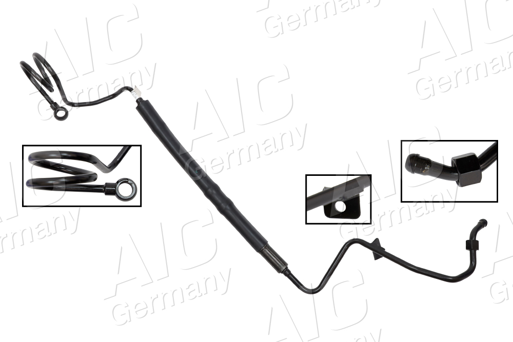 AIC Hydraulikslange, styretøj 58280 fra hydraulikpumpe til tandstang for SKODA