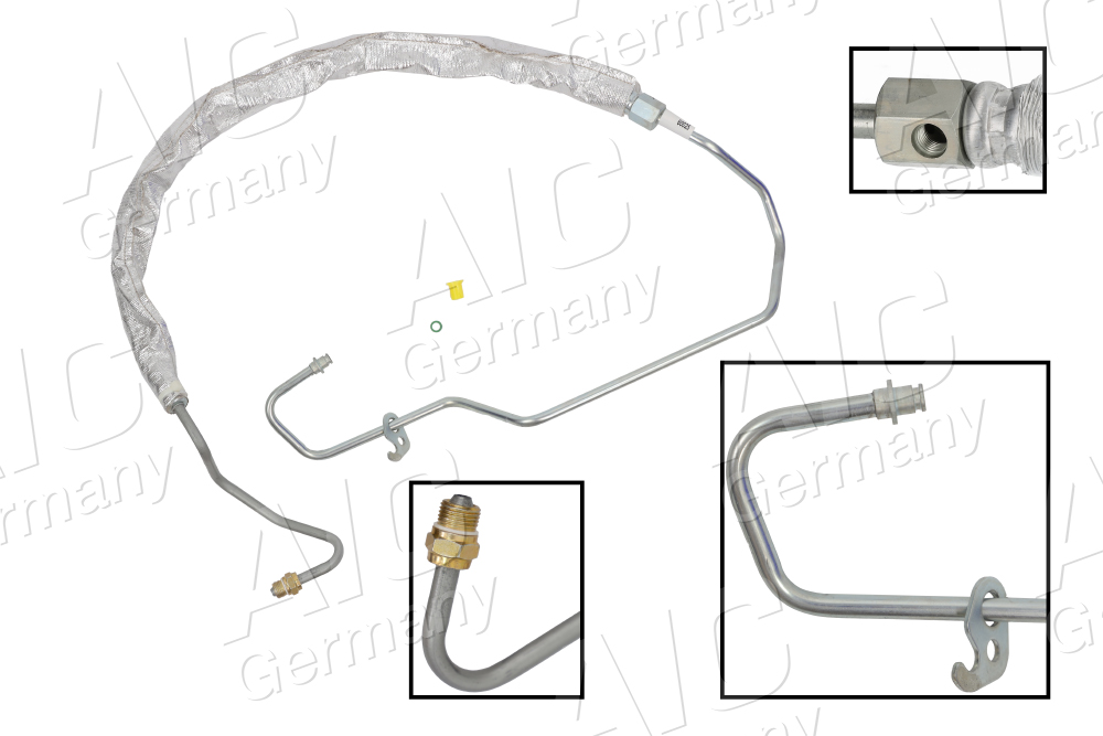 AIC Hydraulikslange, styretøj 58418 fra hydraulikpumpe til tandstang for FORD