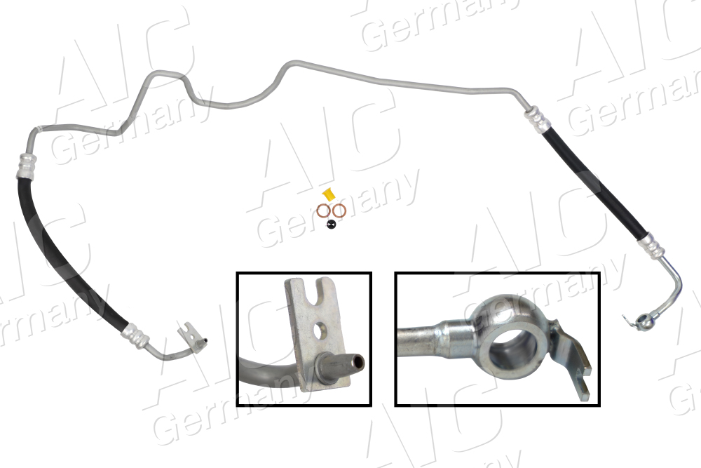 AIC Hydraulikslange, styretøj 58421 fra hydraulikpumpe til tandstang for OPEL