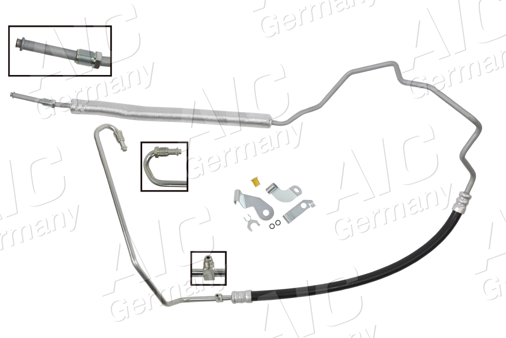 AIC Hydraulikslange, styretøj 58433 fra hydraulikpumpe til tandstang for RENAULT