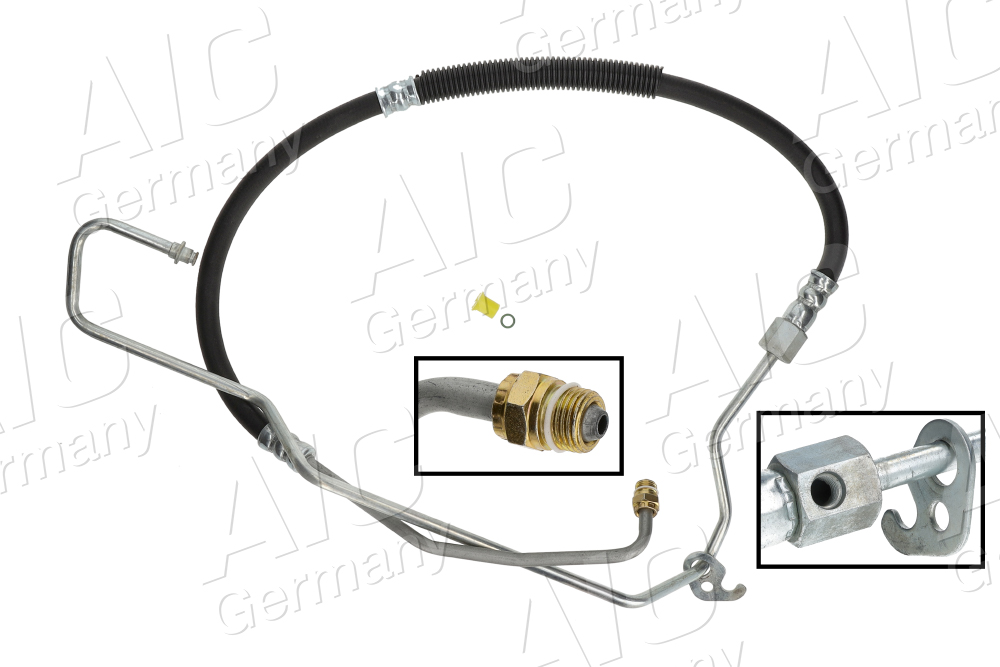 AIC Hydraulikslange, styretøj 58443 fra hydraulikpumpe til tandstang for FORD