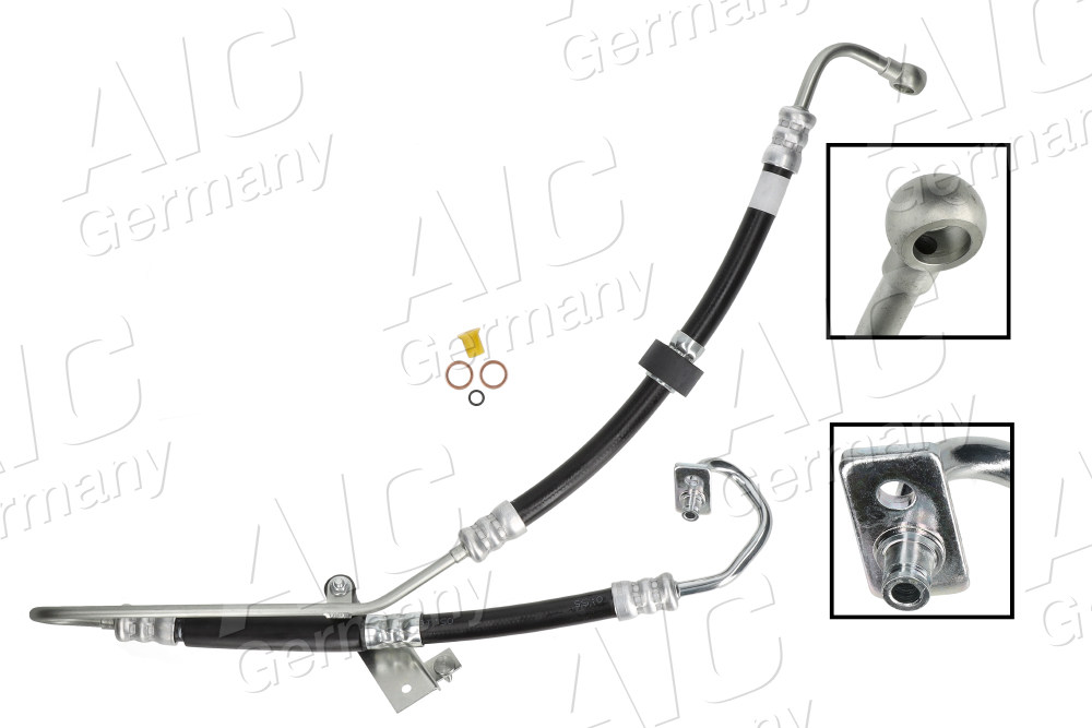 AIC Hydraulikslange, styretøj 58452 fra hydraulikpumpe til tandstang for MINI