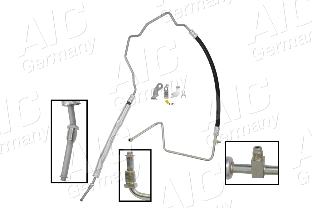 AIC Hydraulikslange, styretøj 58454 fra hydraulikpumpe til tandstang for RENAULT