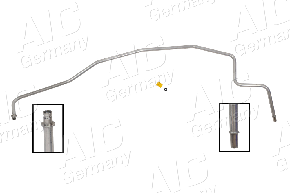AIC Hydraulikslange, styretøj 58458 fra tandstang efter ekspansionsbeholder for FORD