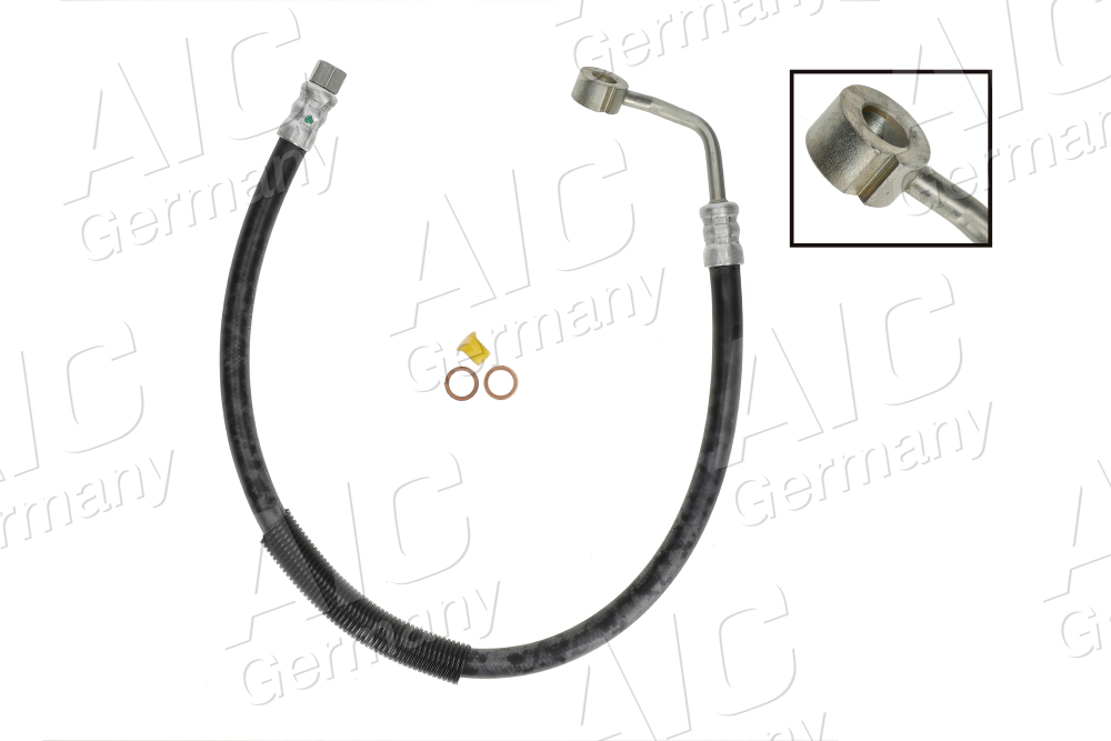 AIC Hydraulikslange, styretøj 58470 fra hydraulikpumpe til tandstang for HYUNDAI