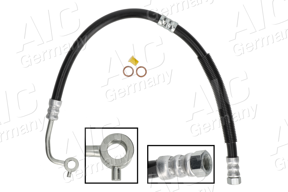 AIC Hydraulikslange, styretøj 58485 fra hydraulikpumpe til tandstang for KIA