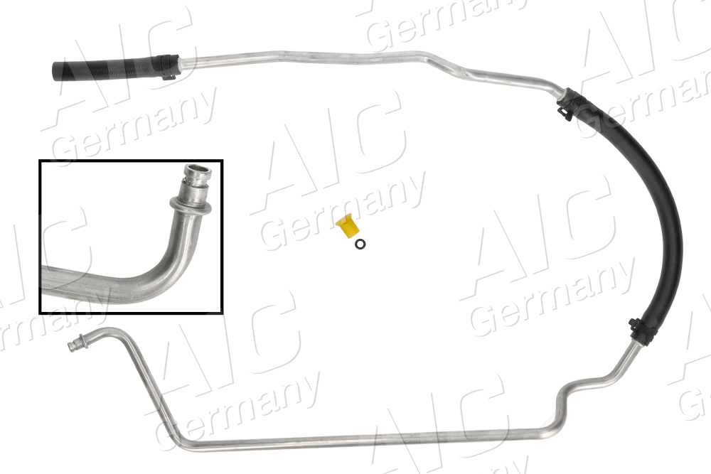AIC Hydraulikslange, styretøj 58488 fra tandstang til kølerør for FORD
