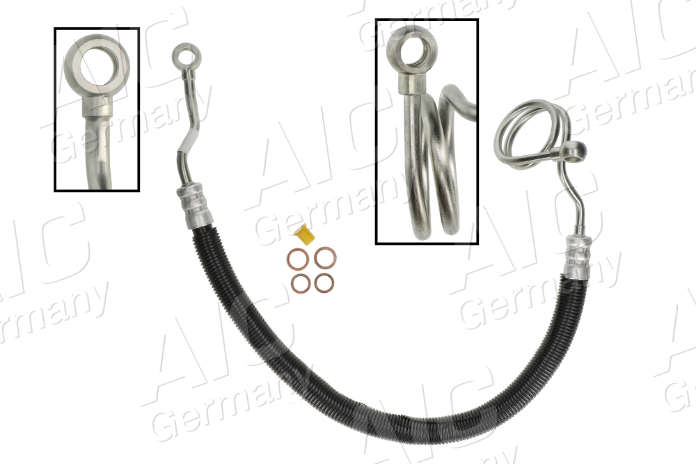 AIC Hydraulikslange, styretøj 58493 fra hydraulikpumpe til tandstang for VAG