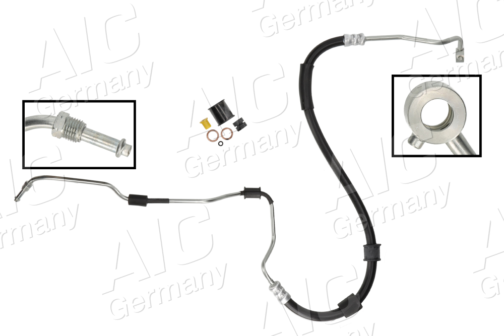AIC Hydraulikslange, styretøj 58524 fra hydraulikpumpe til tandstang for KIA