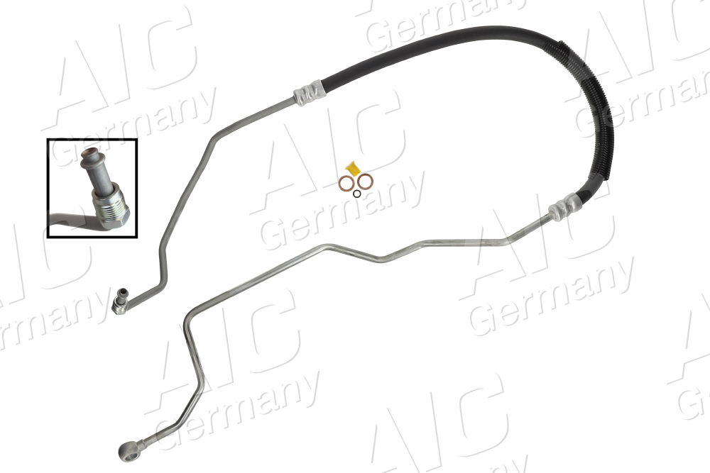 AIC Hydraulikslange, styretøj 58609 fra hydraulikpumpe til tandstang for VW
