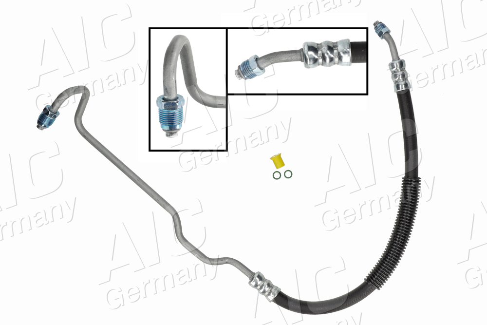AIC Hydraulikslange, styretøj 58611 fra hydraulikpumpe til tandstang for SAAB