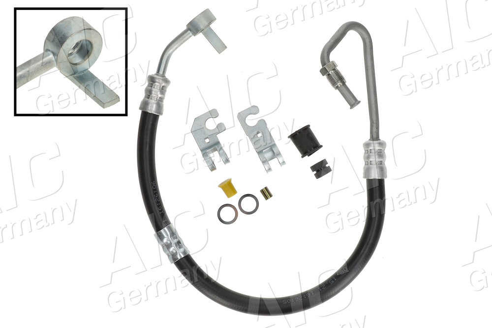 AIC Hydraulikslange, styretøj 58627 fra hydraulikpumpe til tandstang for TOYOTA