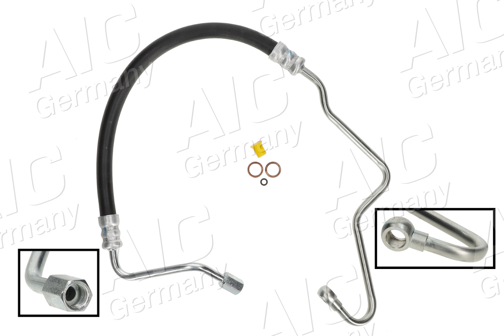 AIC Hydraulikslange, styretøj 58628 fra hydraulikpumpe til tandstang for SUBARU