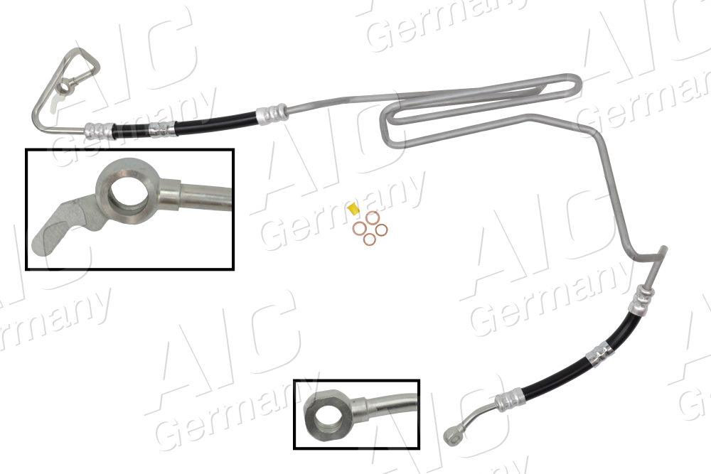 AIC Hydraulikslange, styretøj 58648 fra hydraulikpumpe til tandstang for VAG