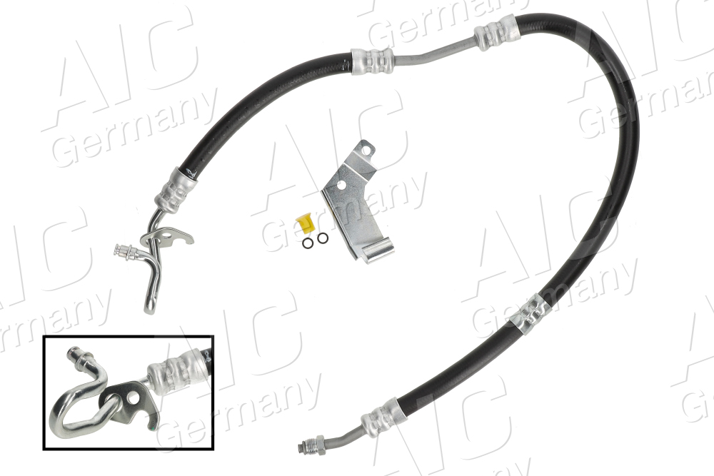AIC Hydraulikslange, styretøj 58653 fra hydraulikpumpe til tandstang for MERCEDES-BENZ