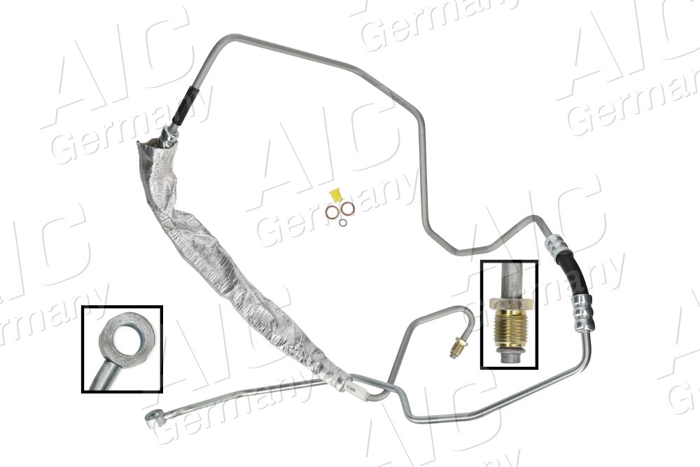 AIC Hydraulikslange, styretøj 58723 fra hydraulikpumpe til tandstang for VAG