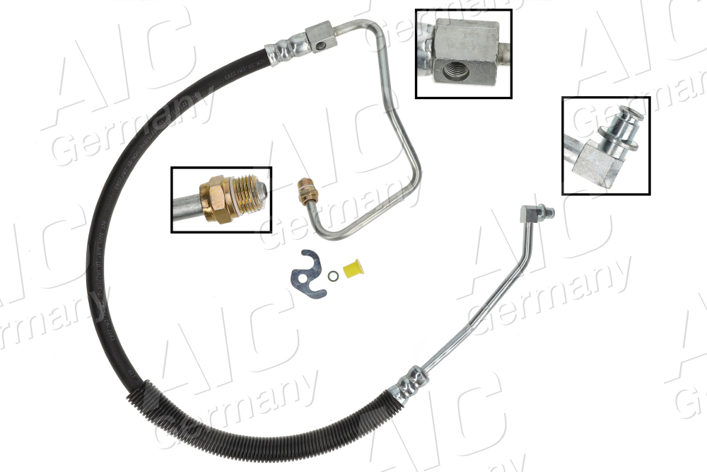 AIC Hydraulikslange, styretøj 58725 fra hydraulikpumpe til tandstang for FORD