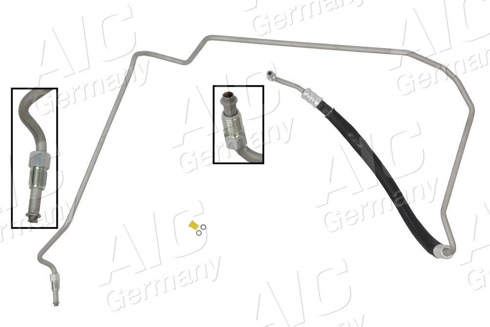 AIC Hydraulikslange, styretøj 58733 fra hydraulikpumpe til tandstang for VOLVO