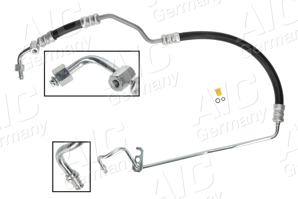 AIC Hydraulikslange, styretøj 58738 fra hydraulikpumpe til tandstang for FORD