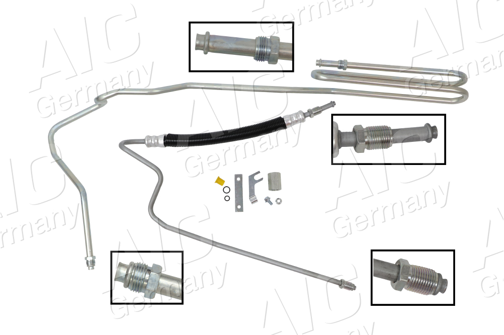 AIC Hydraulikslange, styretøj 58755 fra hydraulikpumpe til tandstang for SAAB