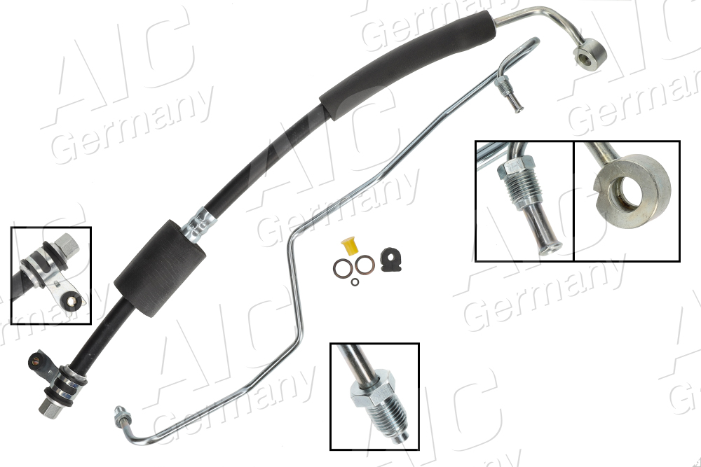 AIC Hydraulikslange, styretøj 59875 fra hydraulikpumpe til tandstang for KIA