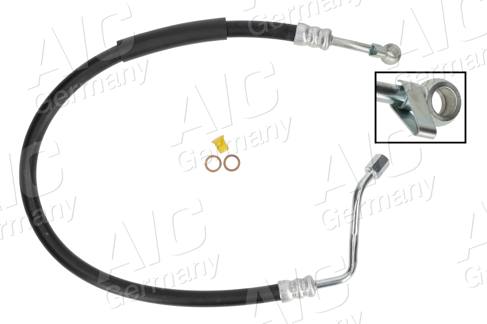 AIC Hydraulikslange, styretøj 59889 fra hydraulikpumpe til tandstang for SUBARU