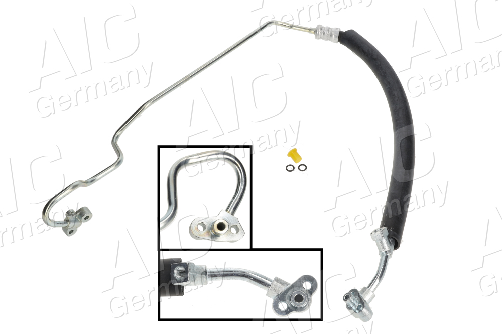 AIC Hydraulikslange, styretøj 59924 fra hydraulikpumpe til tandstang for HONDA