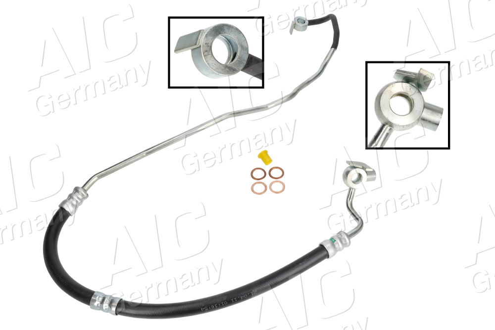 AIC Hydraulikslange, styretøj 59939 fra hydraulikpumpe til tandstang for TOYOTA