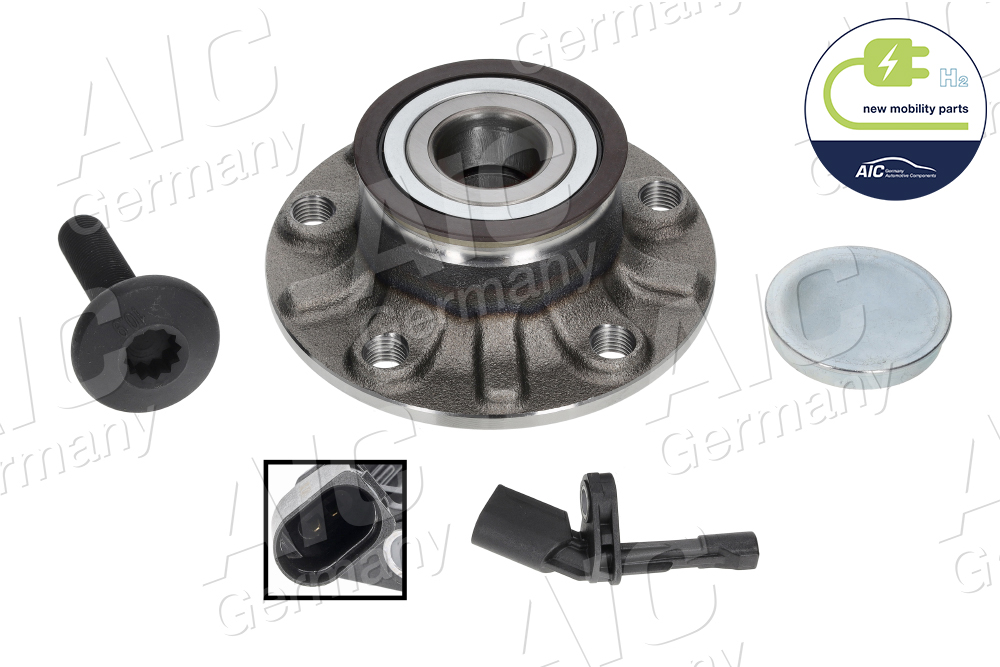 AIC Hjullejesæt 76080Set Bagaksel højre for VAG
