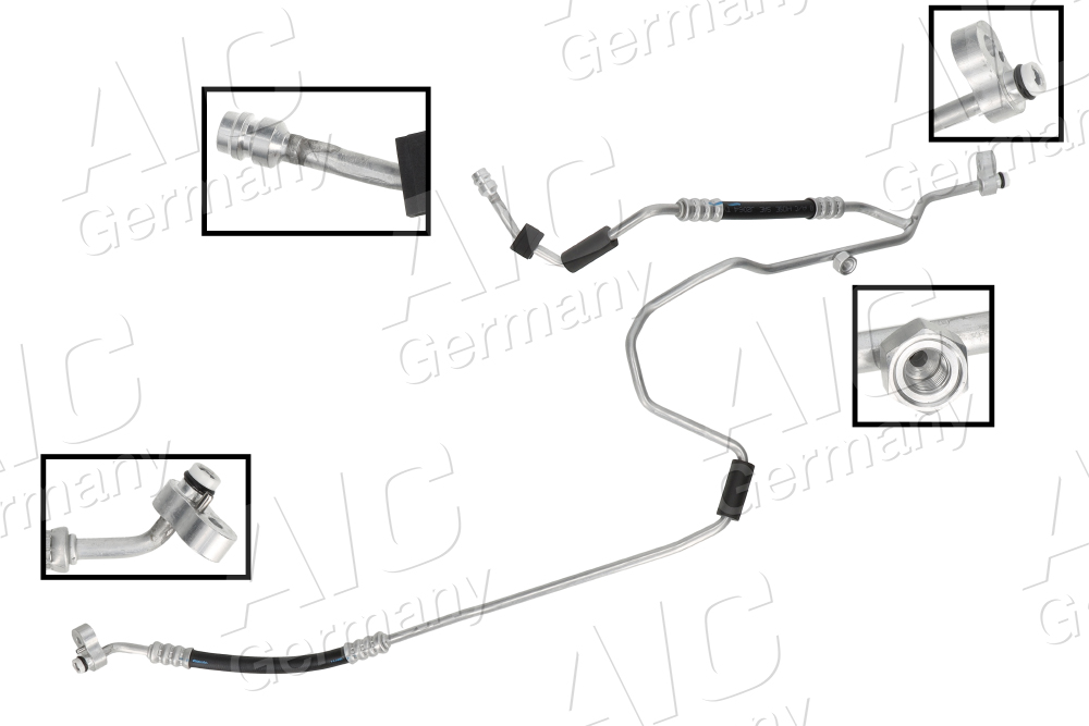 AIC Høj-/lavtryksslange, klimaanlæg 74914 for BMW
