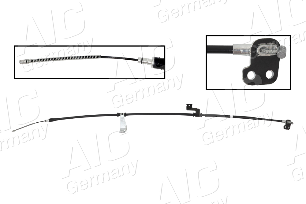 AIC Håndbremsekabel 75282 bagved til højre for HYUNDAI
