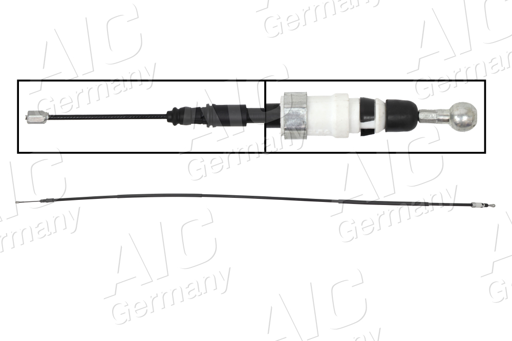 AIC Håndbremsekabel 75287 bagved til højre for OPEL RENAULT