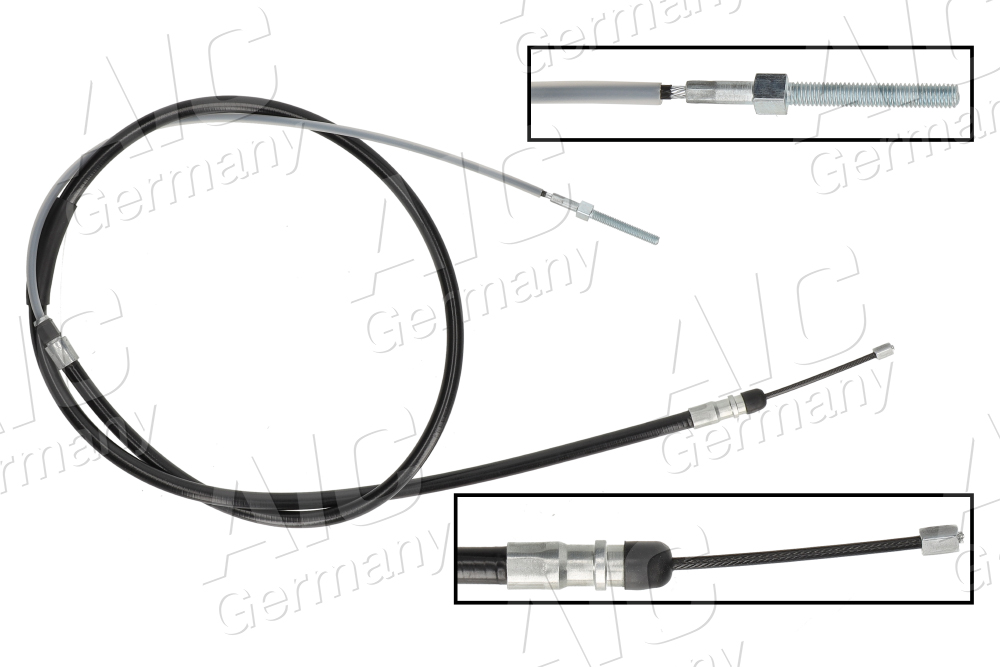 AIC Håndbremsekabel 75290 bagved til højre for BMW