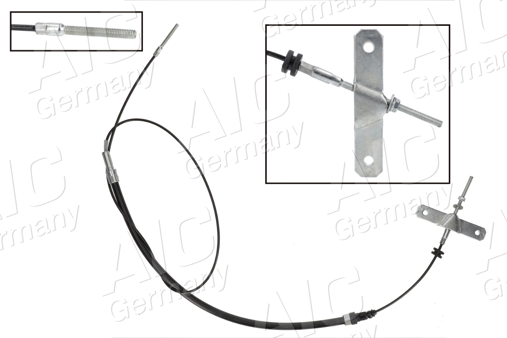 AIC Håndbremsekabel 76012 foran for VAG
