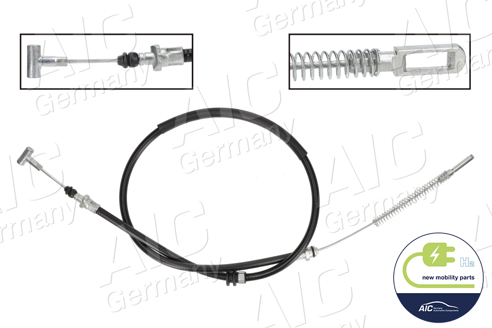 AIC Håndbremsekabel 76025 bagved til højre for IVECO