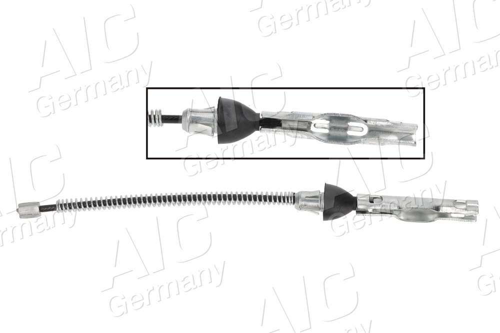 AIC Håndbremsekabel 76027 bagved til højre for FORD
