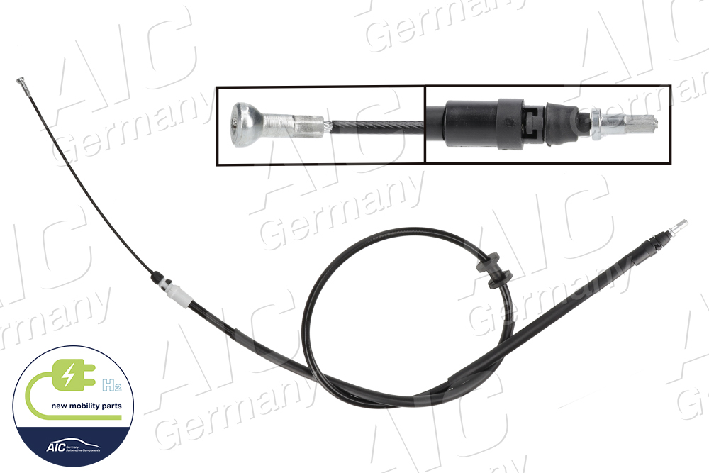 AIC Håndbremsekabel 76040 bagved til højre for OPEL RENAULT